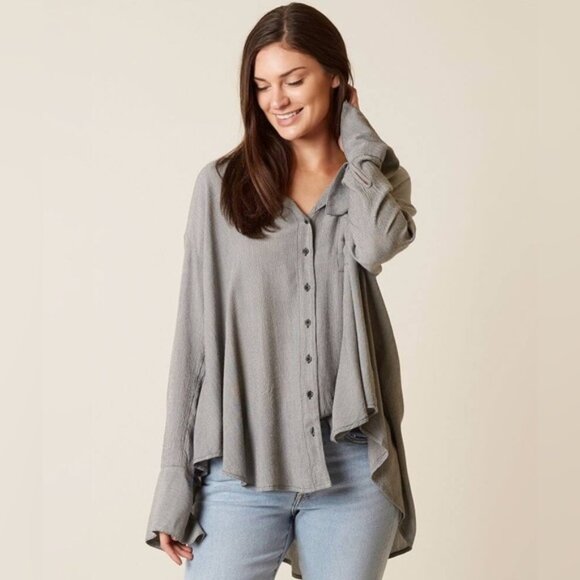 Free People Tops - Free People Magic Breeze Shirt Size XS Oversized